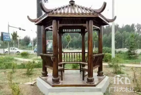 北京碳化木凉亭批发厂家