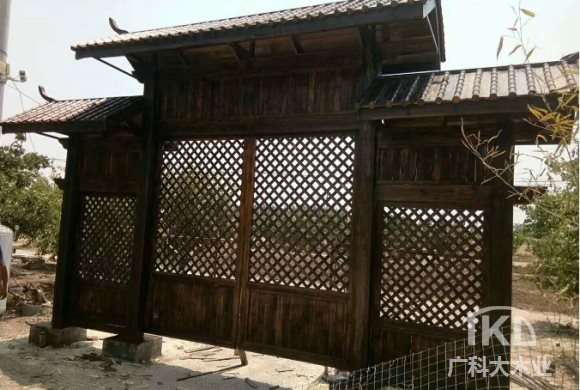 防腐木门头、门楼
